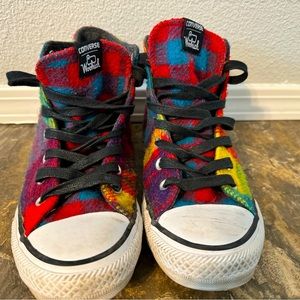 Converse All Star high top WOOLRICH Rainbow